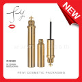 Hot Sale Elegant Witn Crown Gold Plastic Eyelash Tube